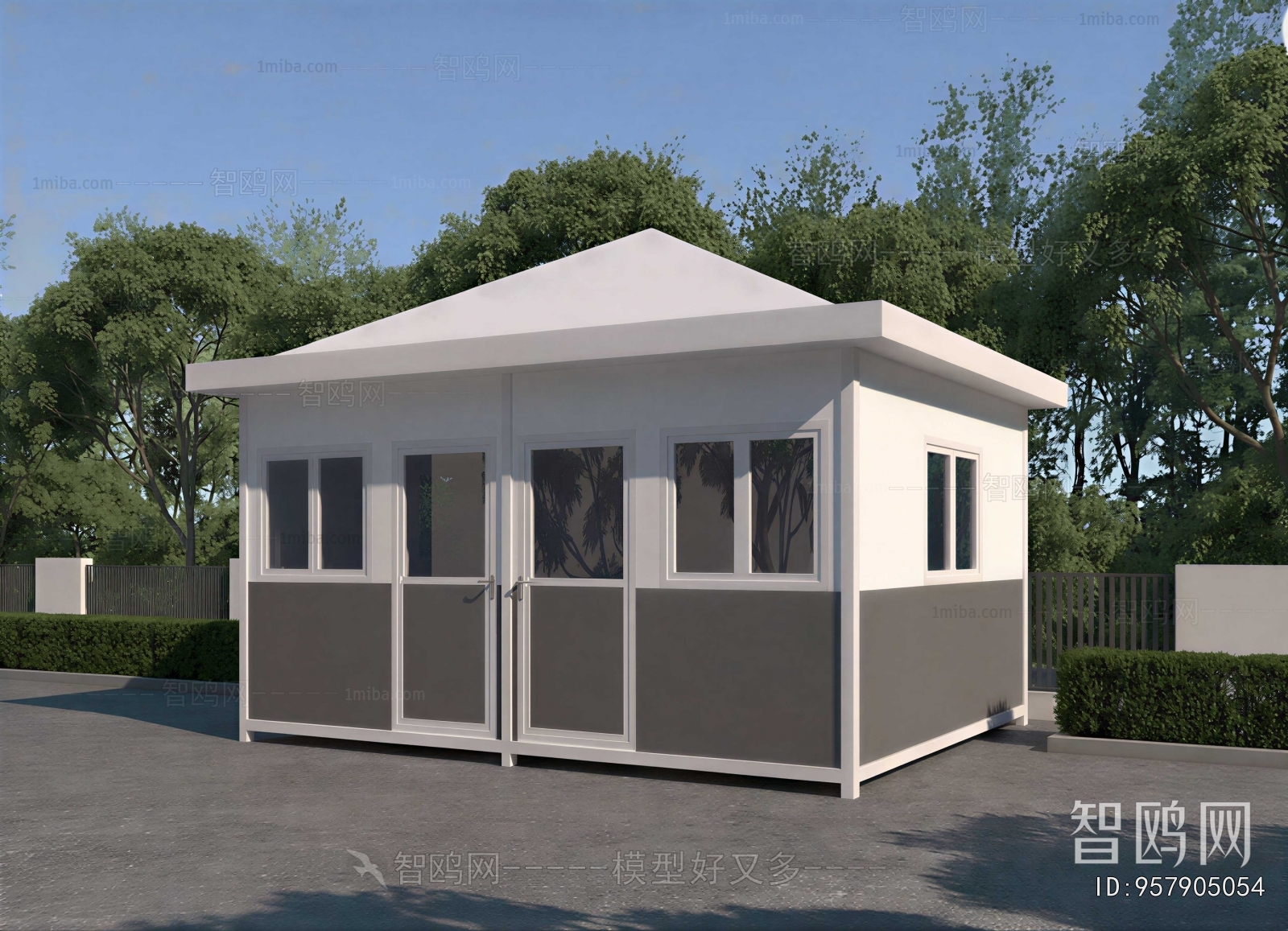 Modern Security Booth