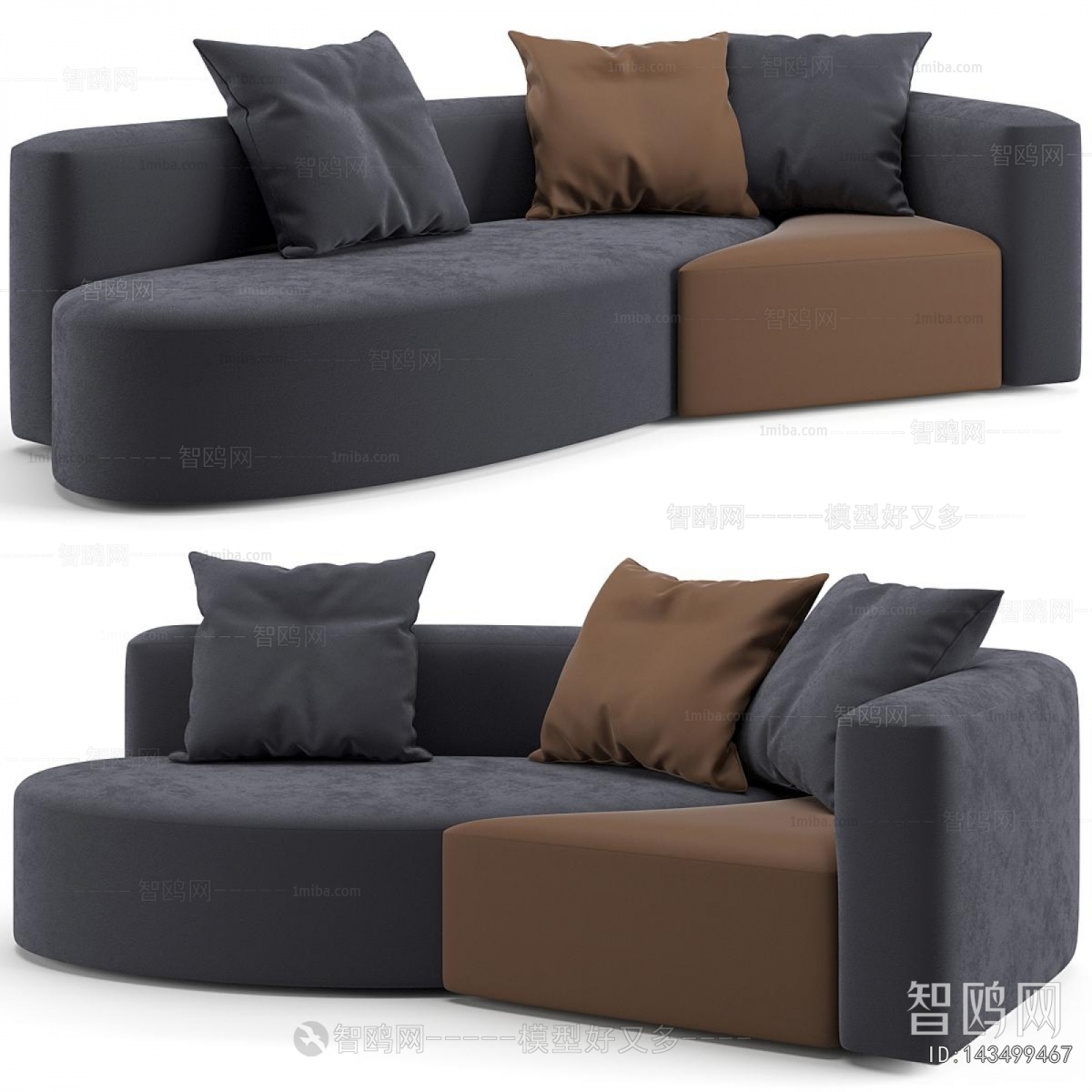 Modern Three-seat Sofa