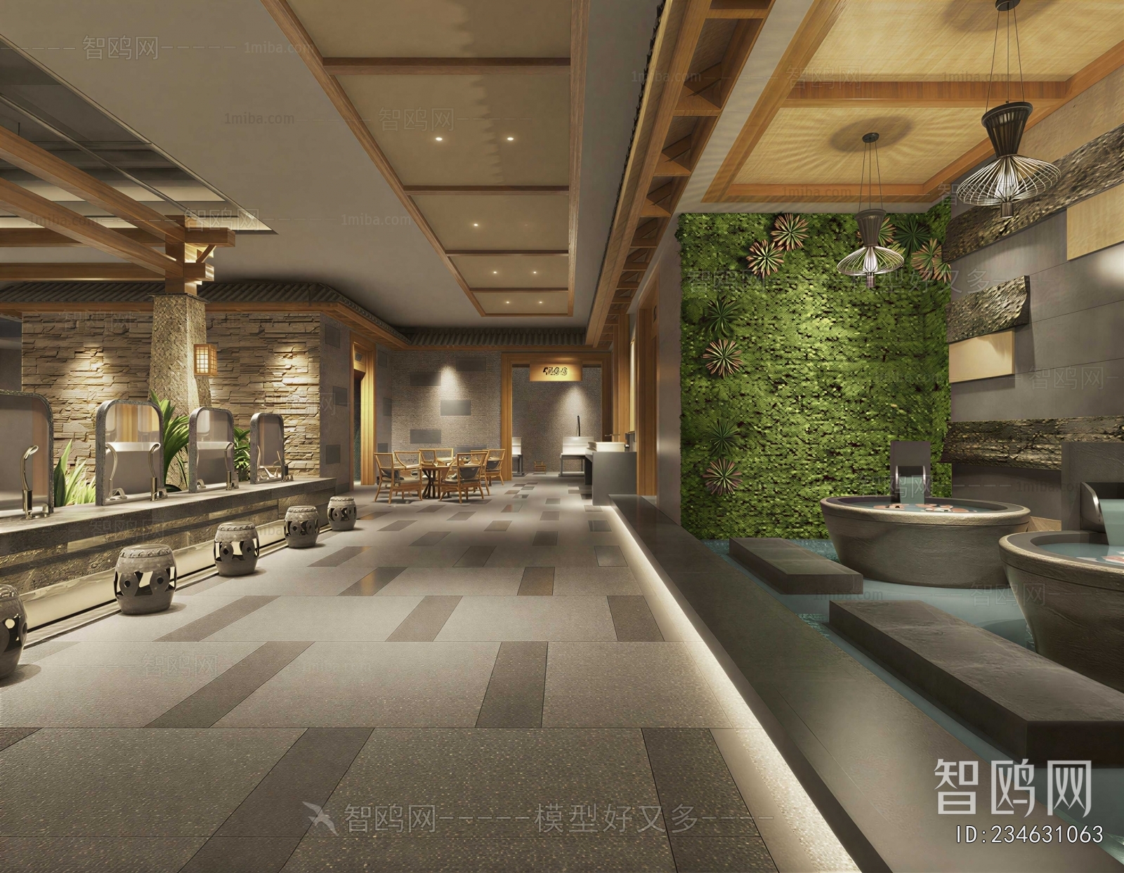 New Chinese Style Bath Center