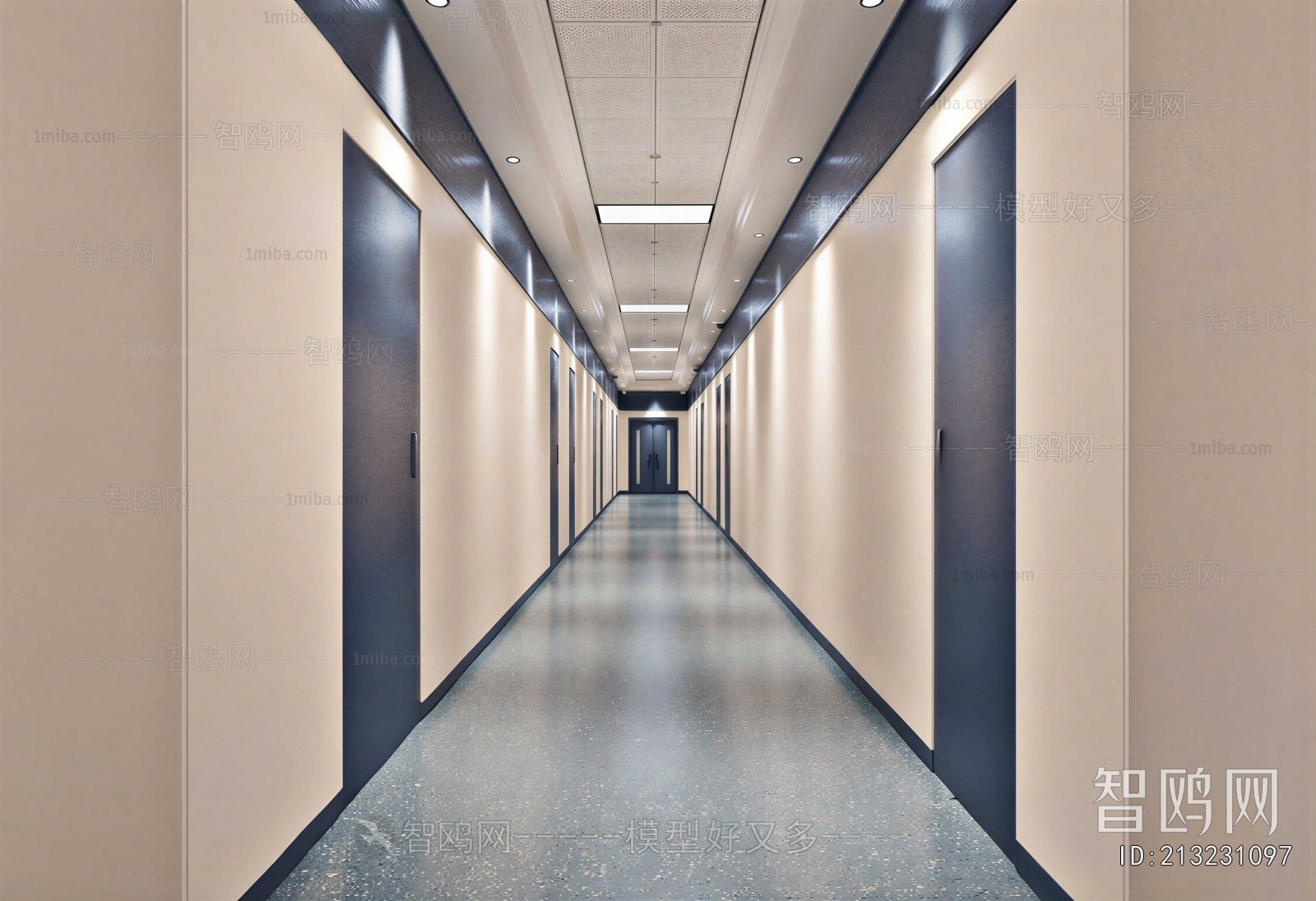 Modern Office Aisle