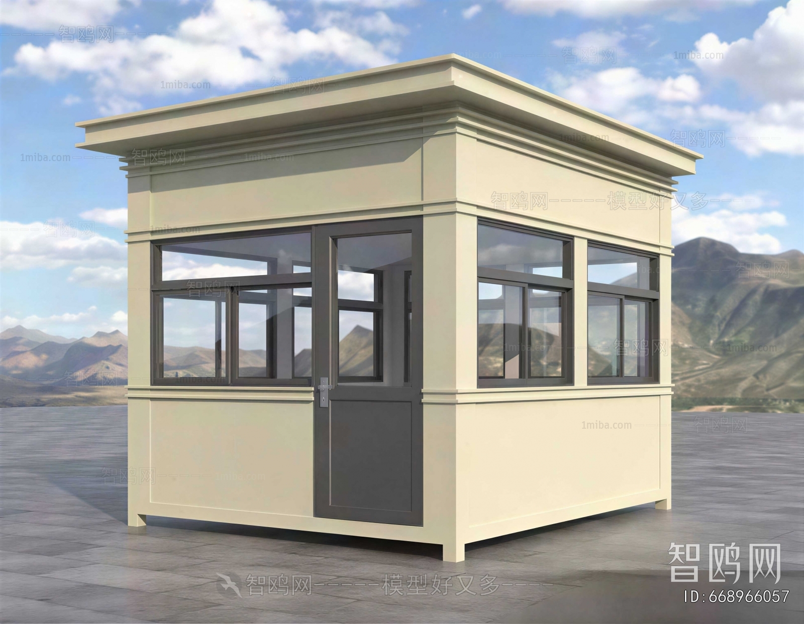 Modern Security Booth