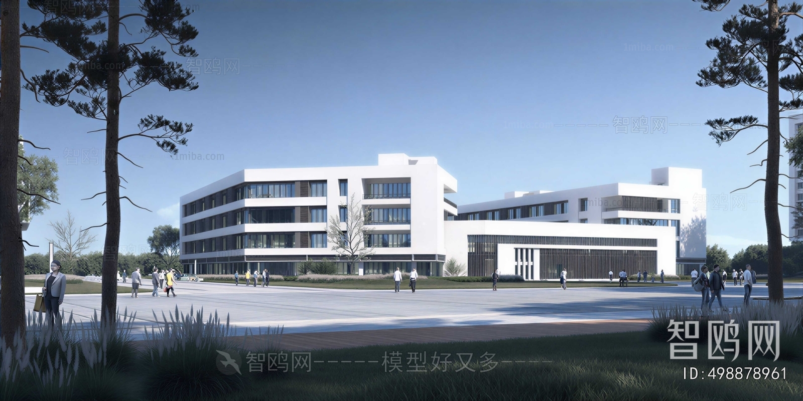 Modern School Building