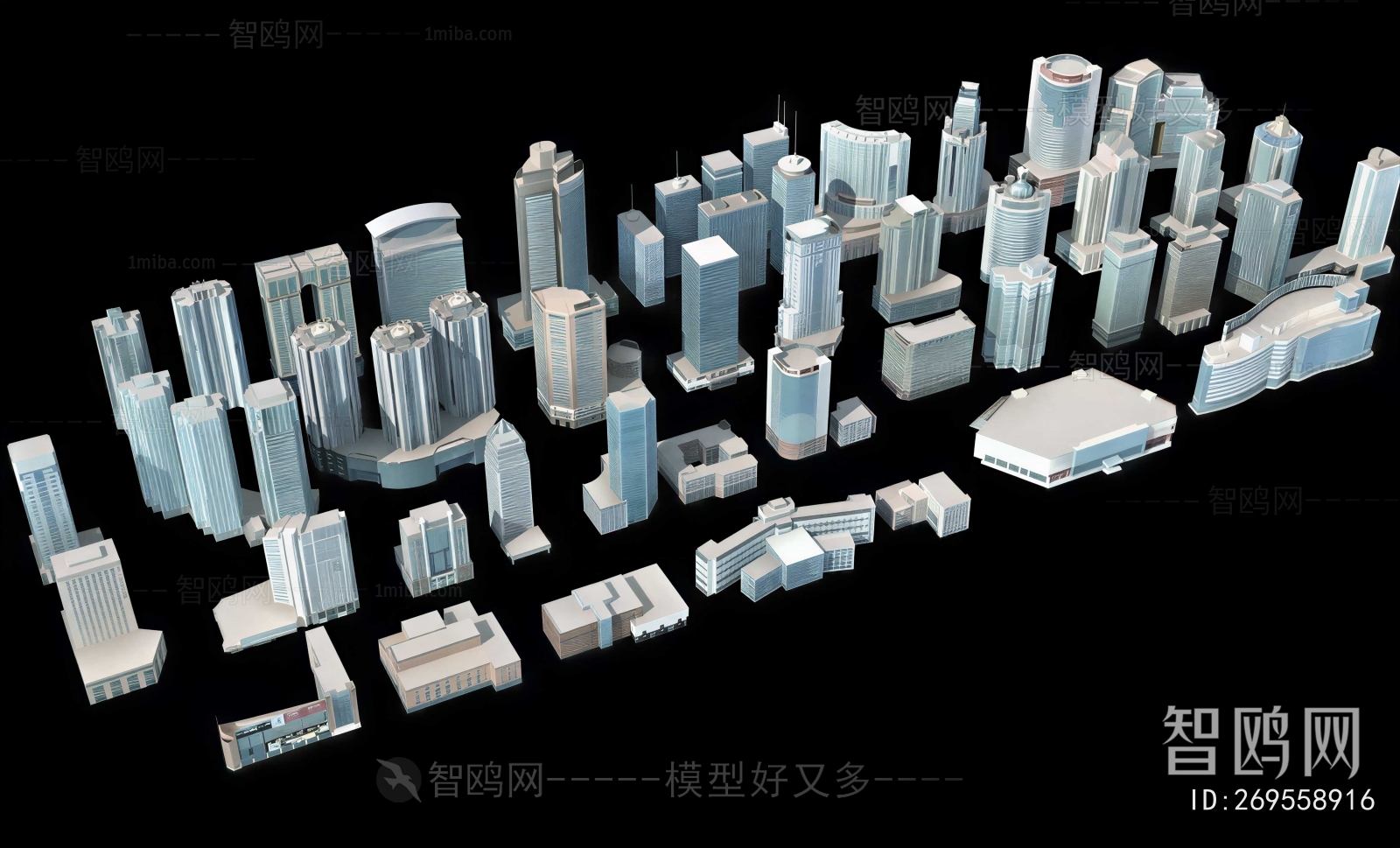 Modern Architectural Bird's-eye View Planning