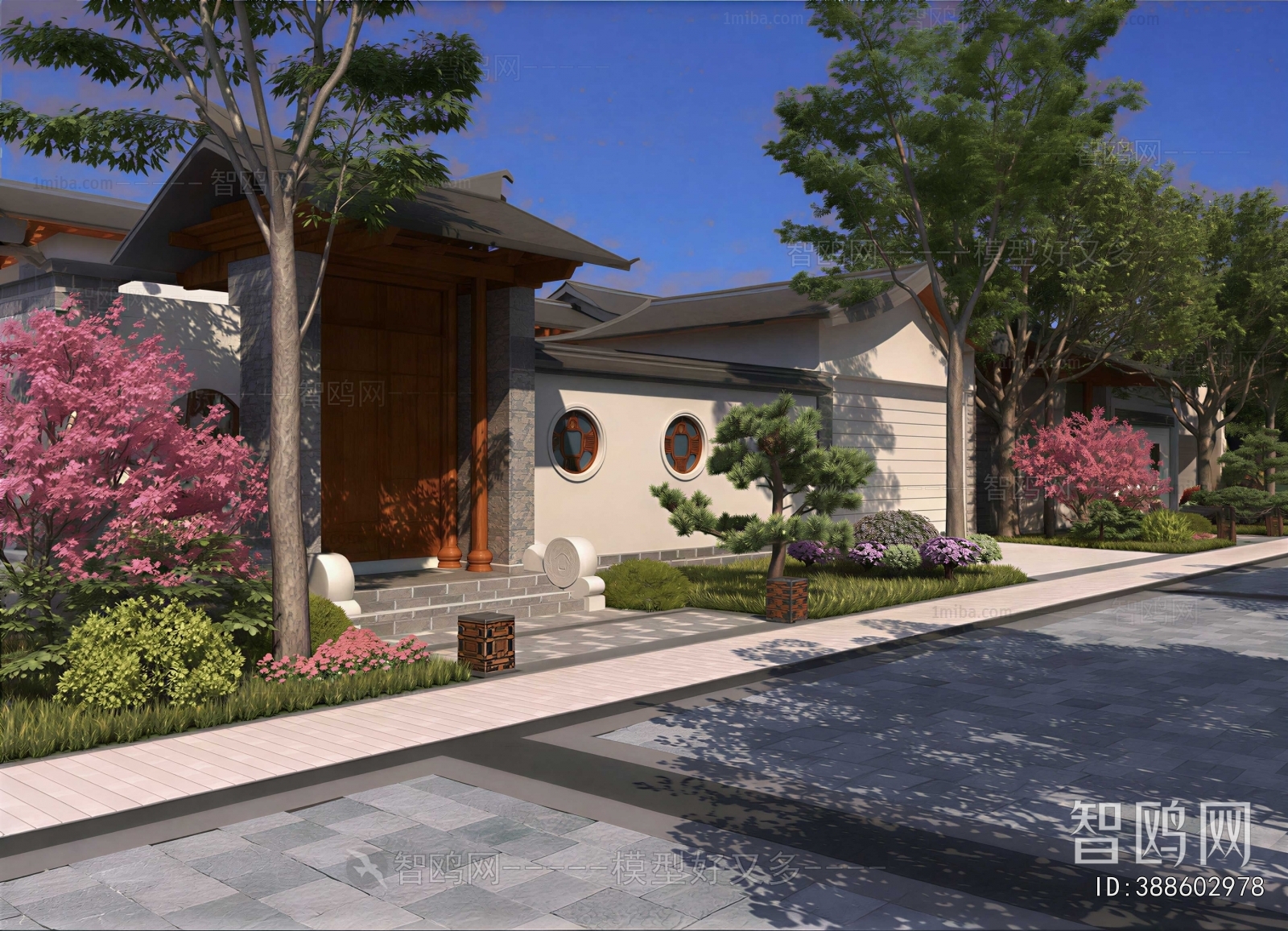 New Chinese Style Courtyard/landscape