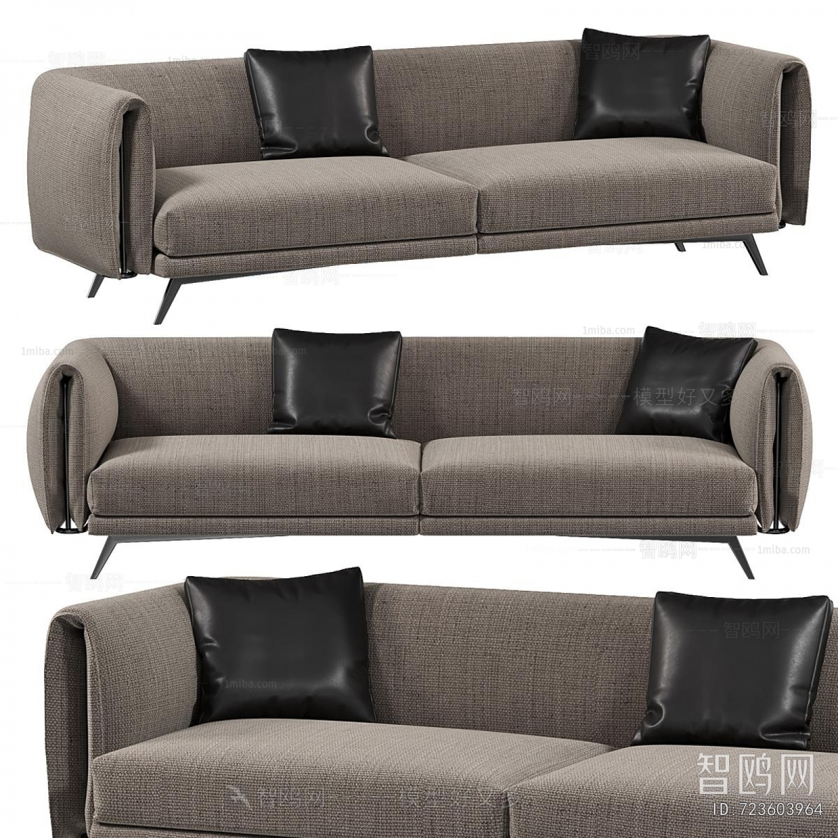 Modern Multi Person Sofa