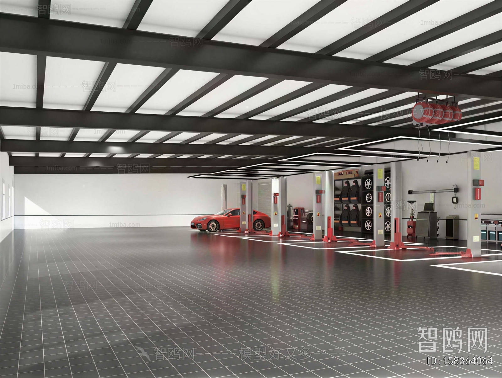 Modern Automobile Repair Shop