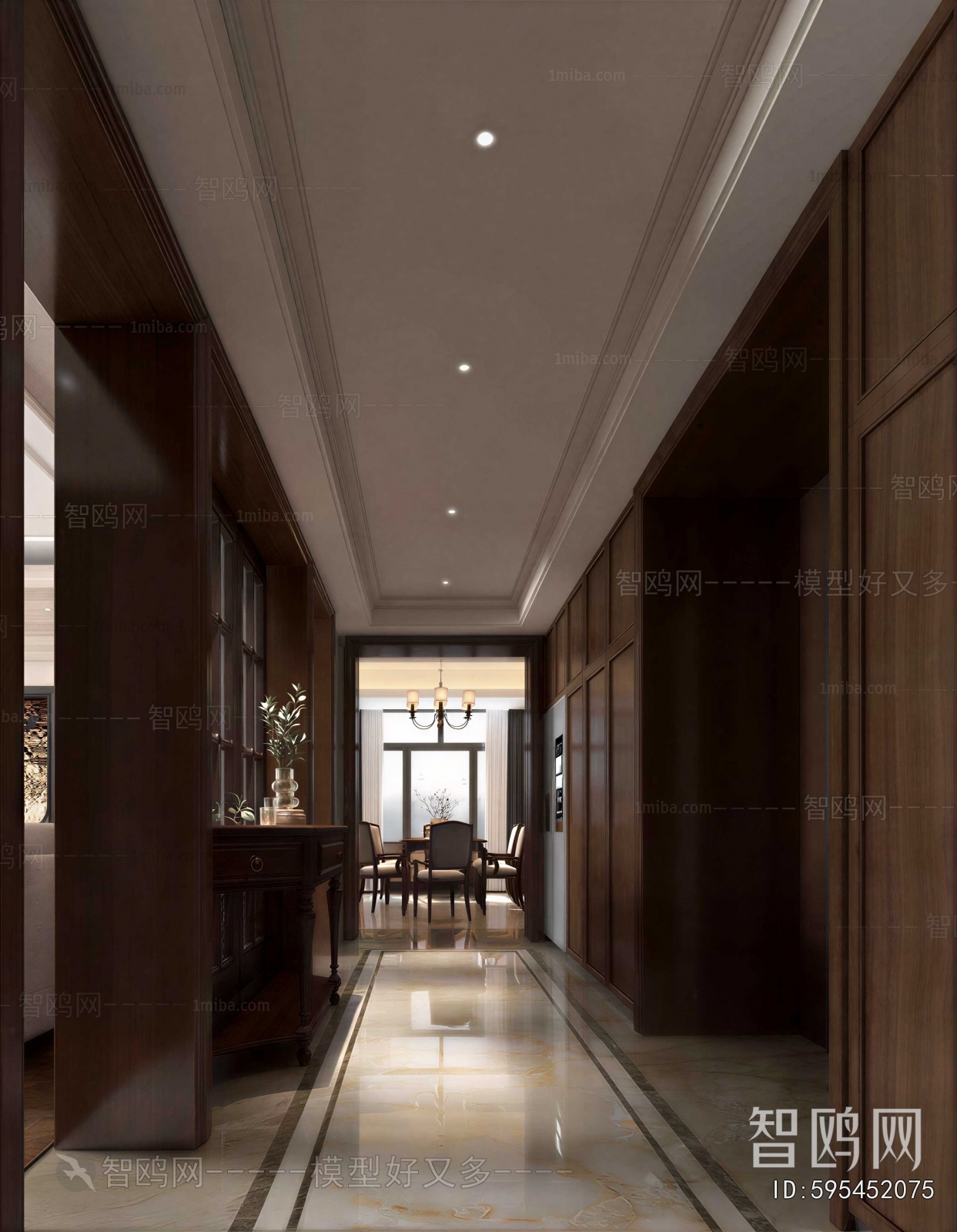 American Style Hallway