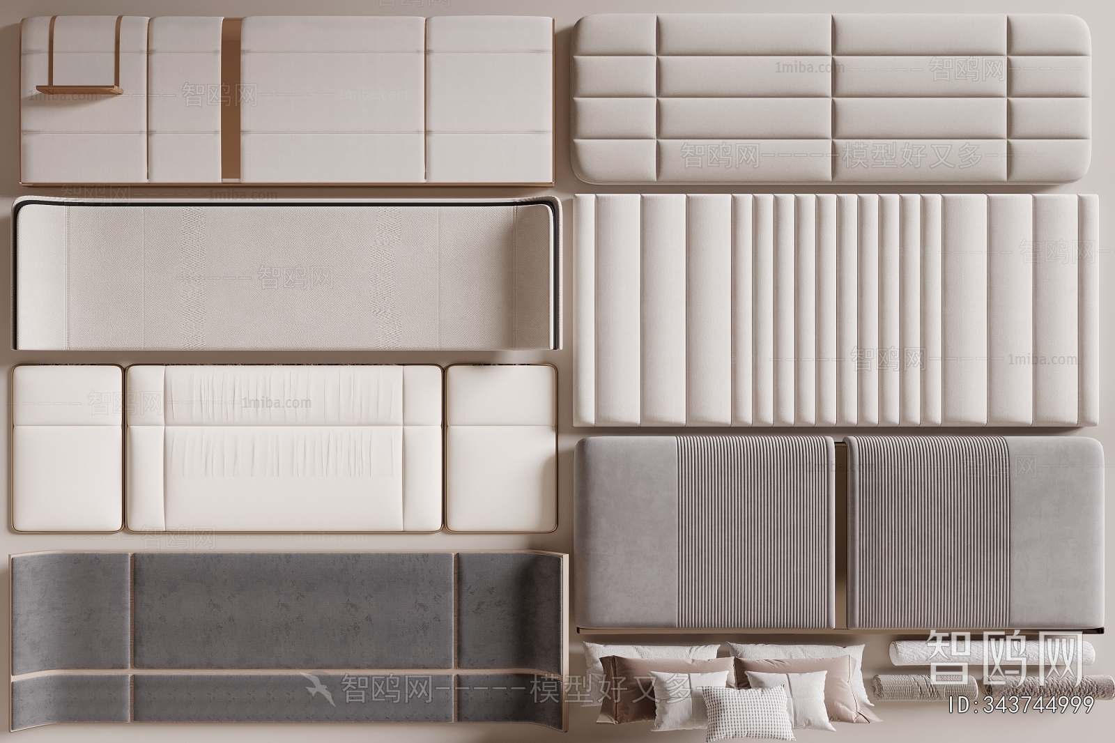 Modern Bedhead Back Rest