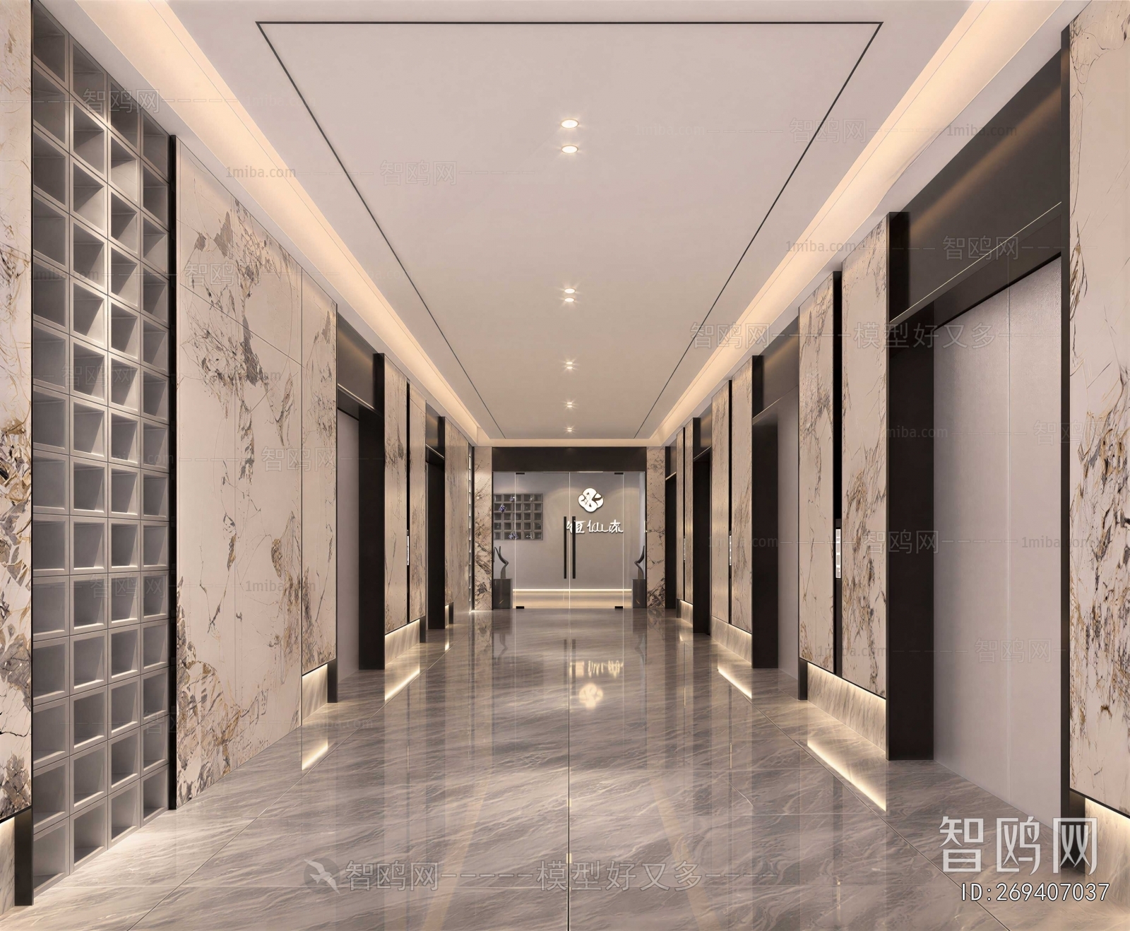 Modern Corridor/elevator Hall