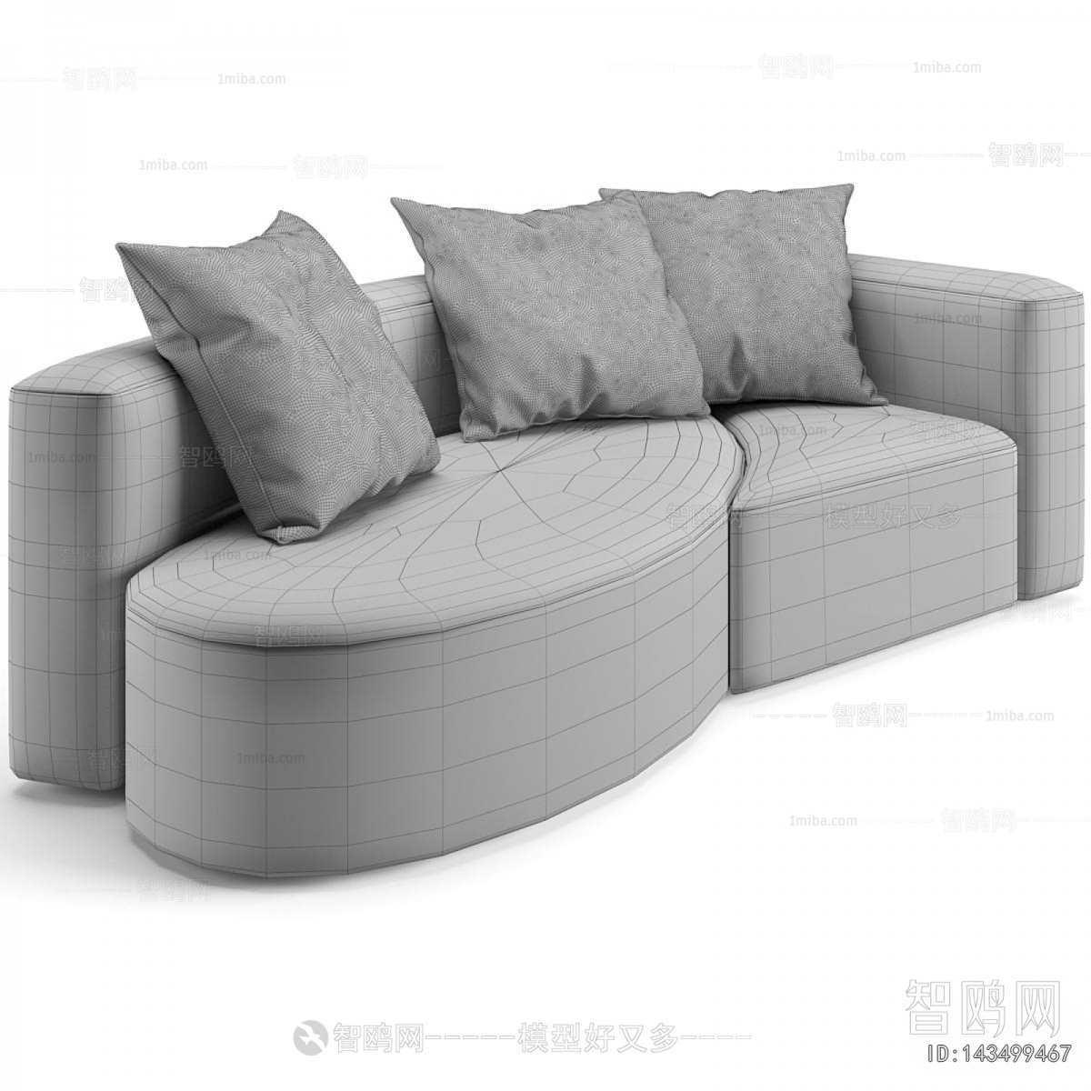 Modern Three-seat Sofa