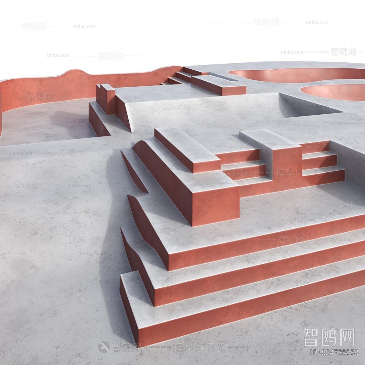 Modern Architectural Bird's-eye View Planning