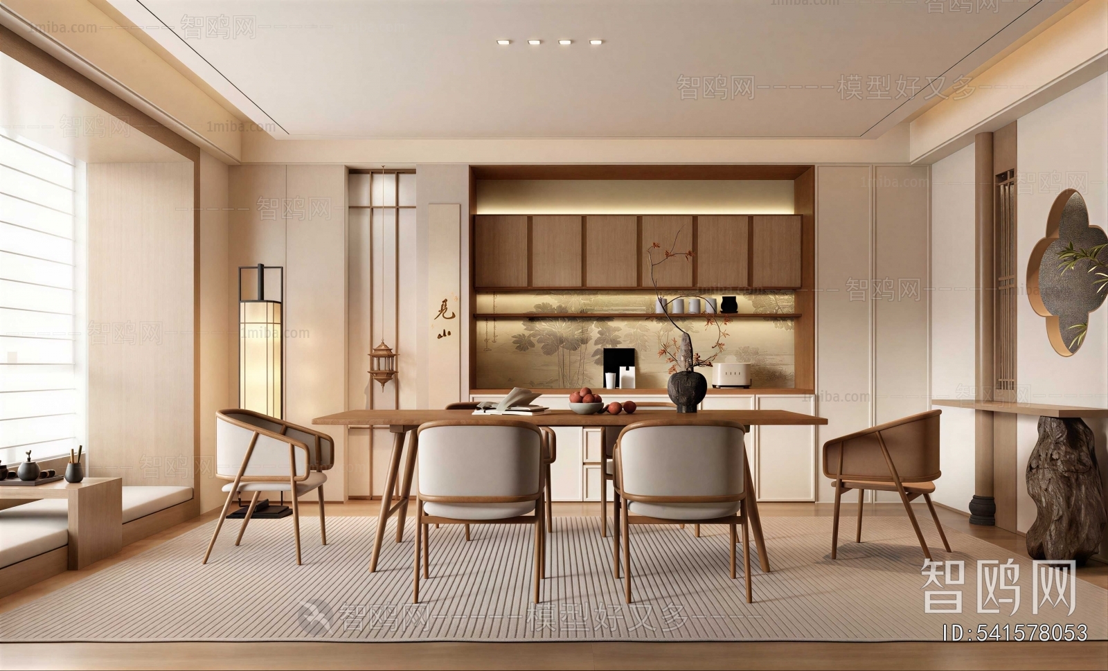 New Chinese Style Dining Room