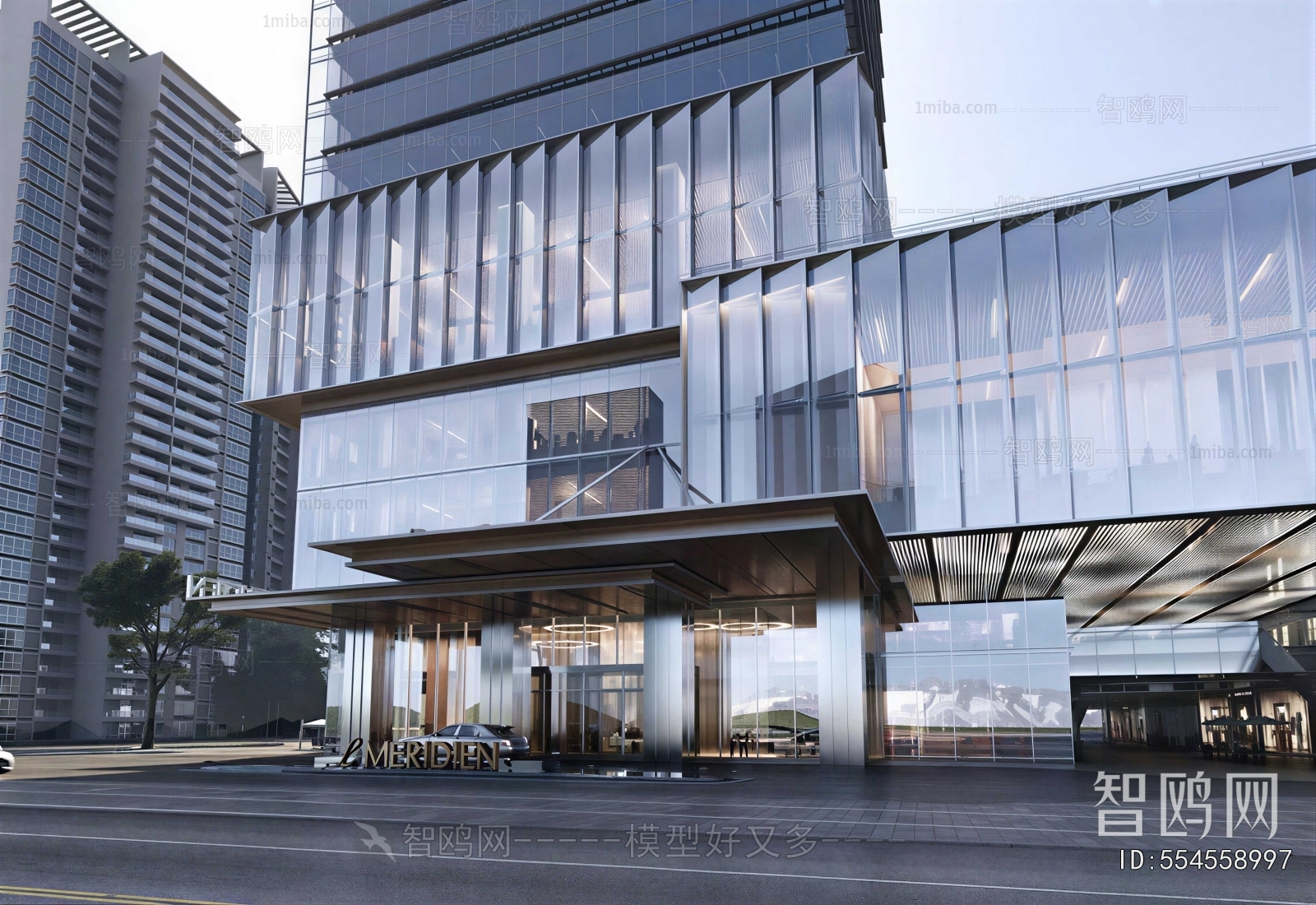 Modern Appearance Of Commercial Building