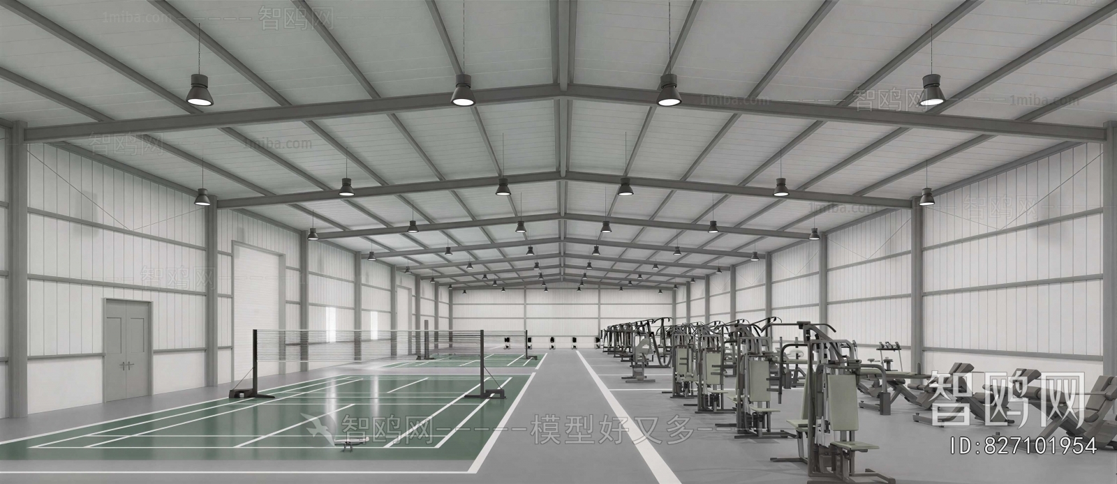 Industrial Style Gym