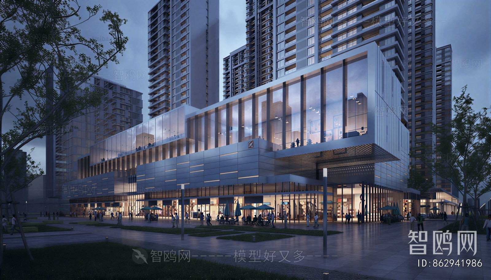 Modern Appearance Of Commercial Building