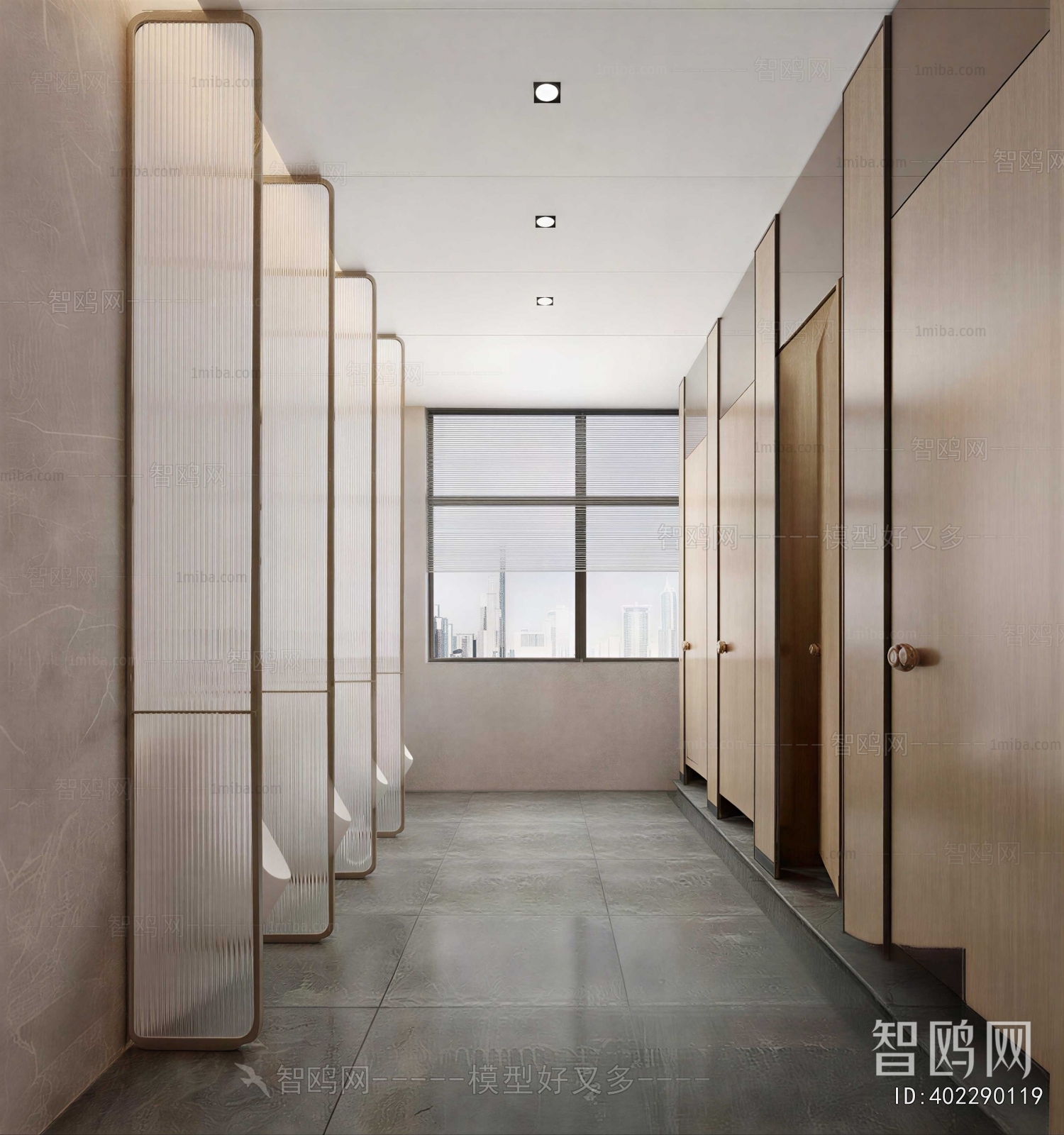 Modern Public Toilet