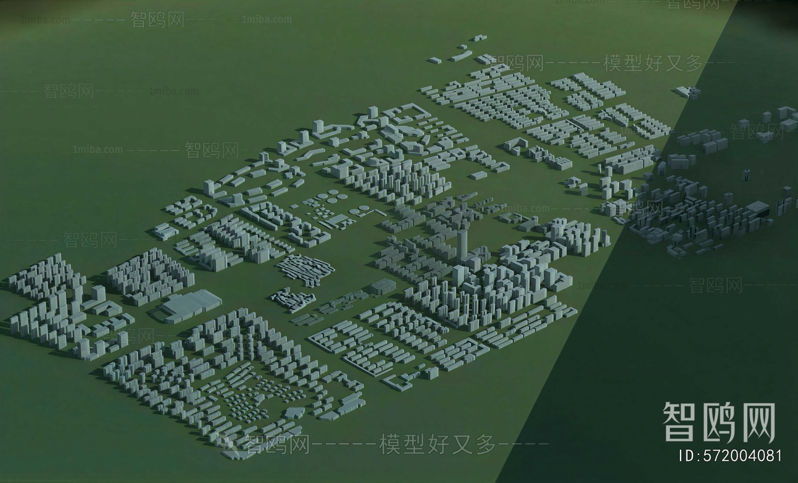 Modern Architectural Bird's-eye View Planning
