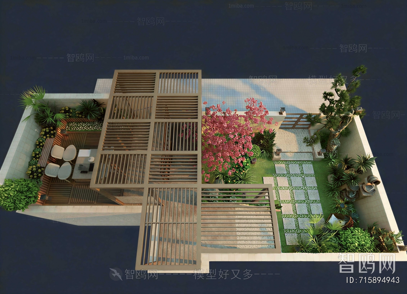 Modern Courtyard/landscape