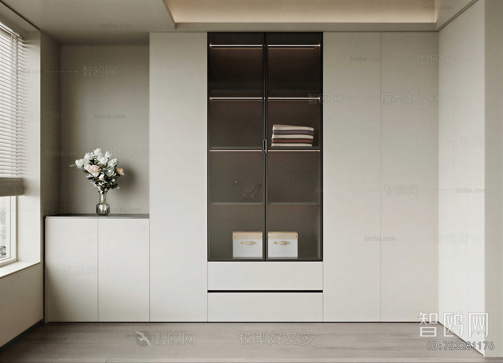 Modern Clothes Storage Area