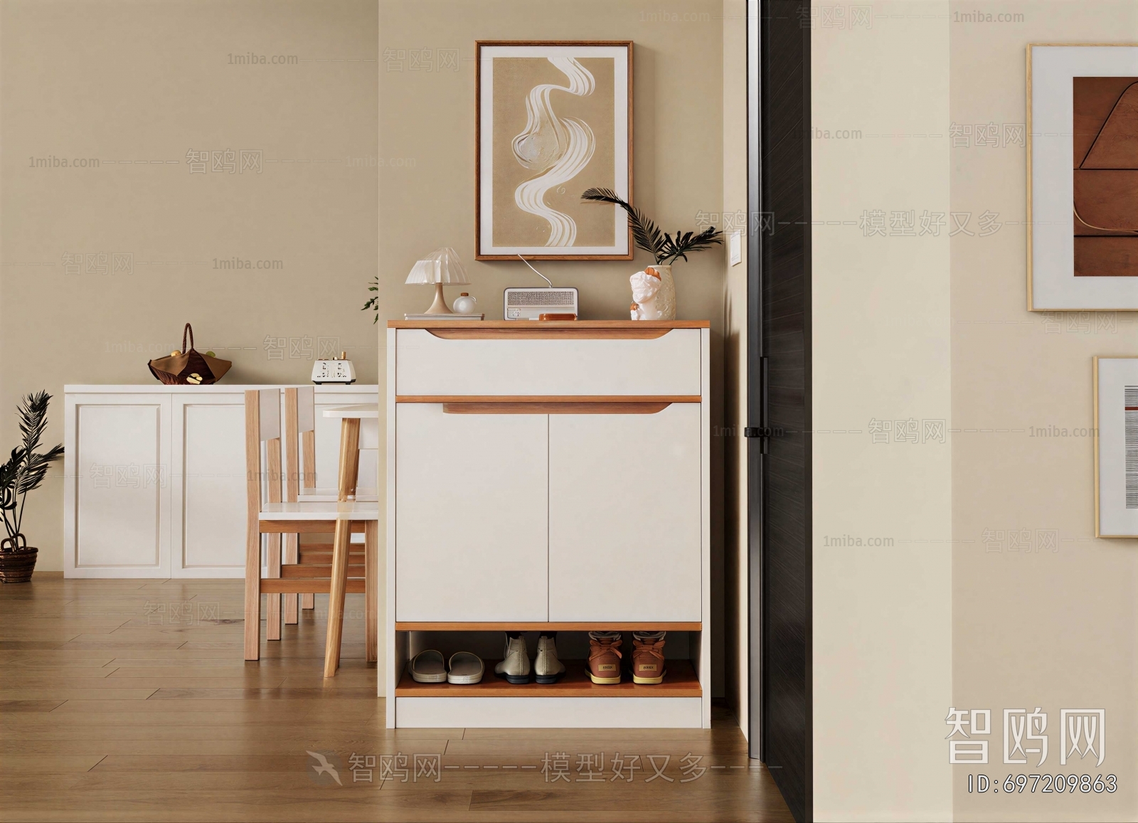 Modern Shoe Cabinet