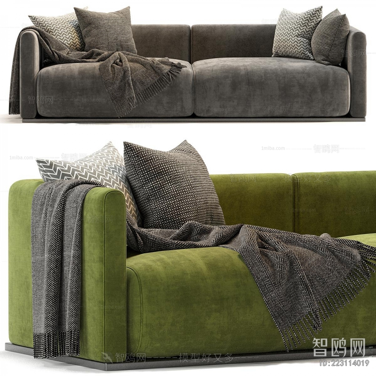 Modern Three-seat Sofa