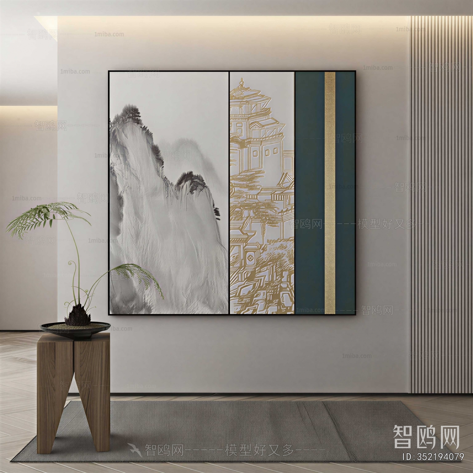 New Chinese Style Painting