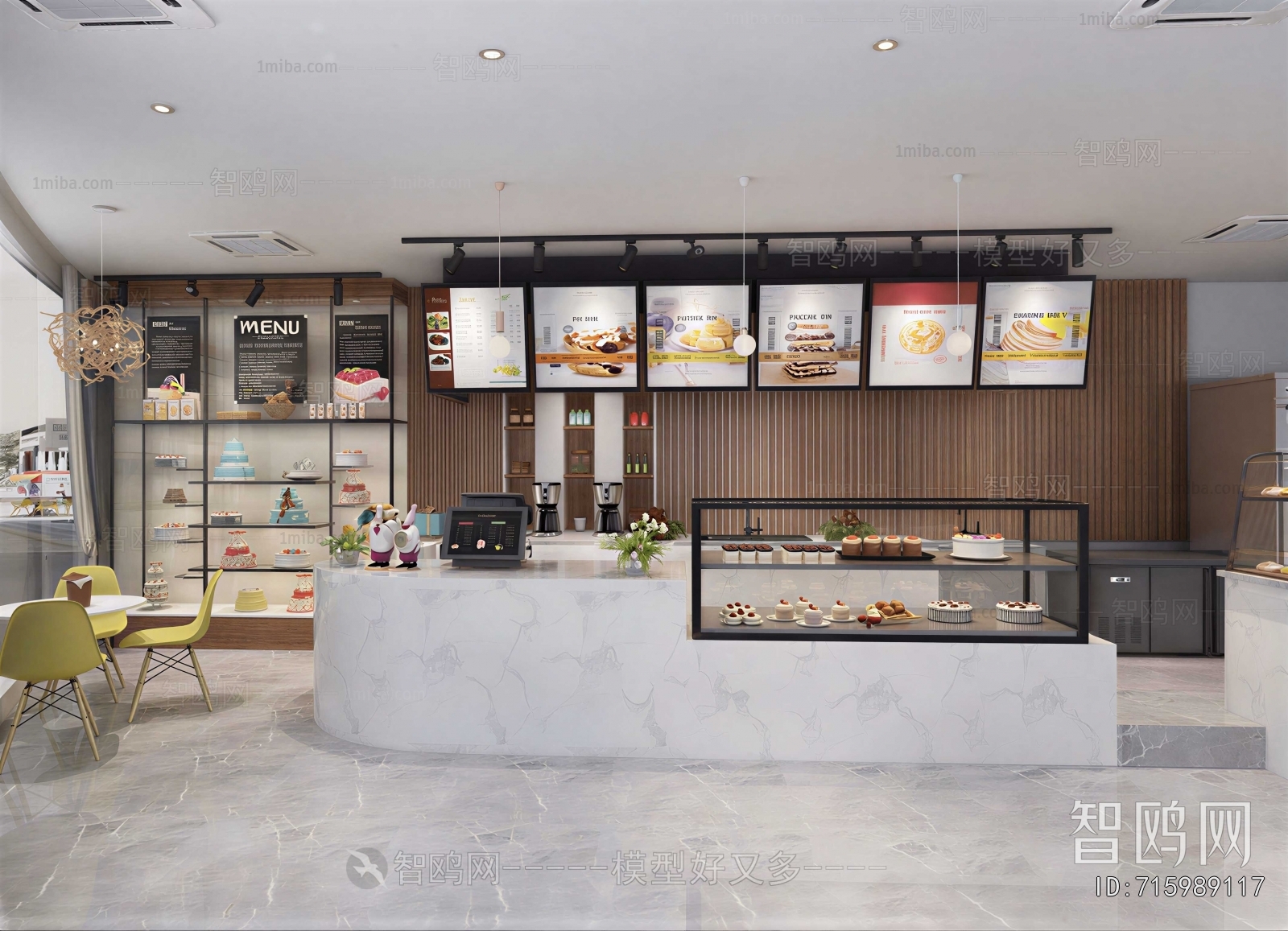 Modern Dessert Shop