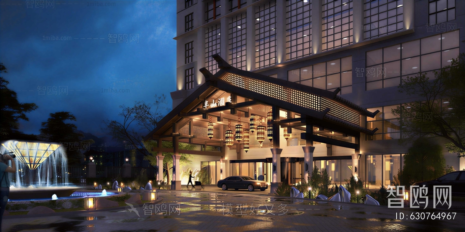 New Chinese Style Facade Element