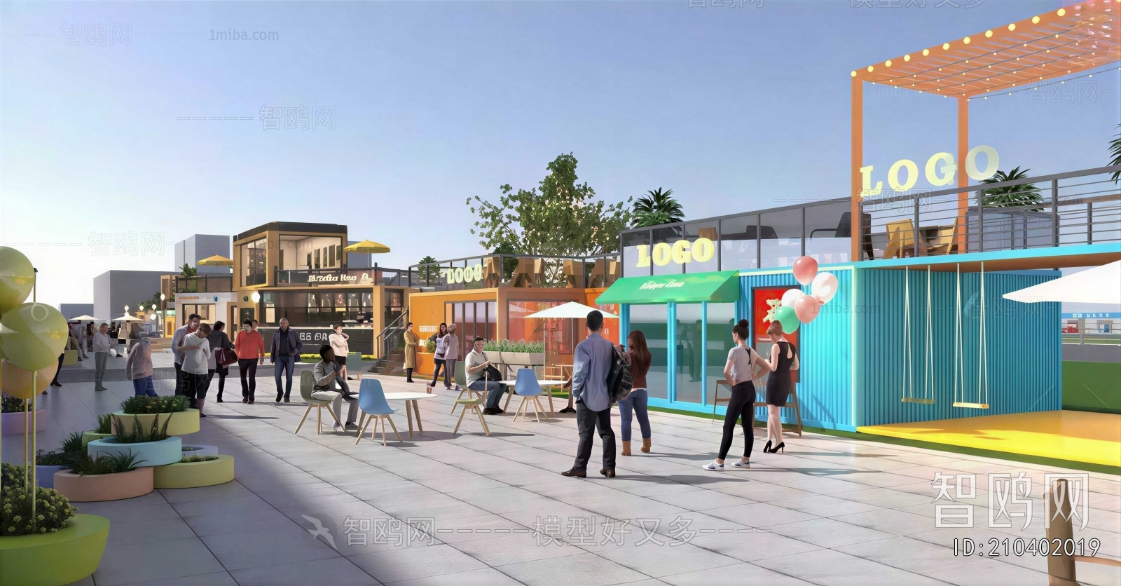 Modern Commercial Street