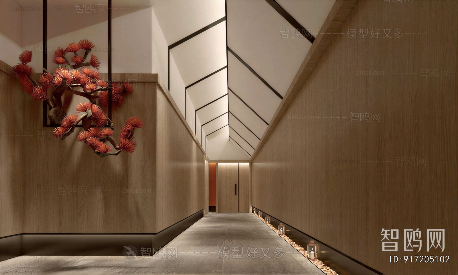New Chinese Style Hallway