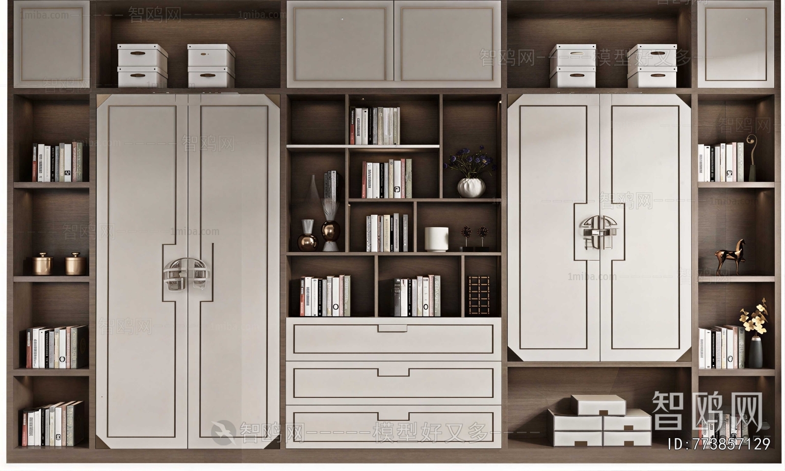 New Chinese Style Bookcase