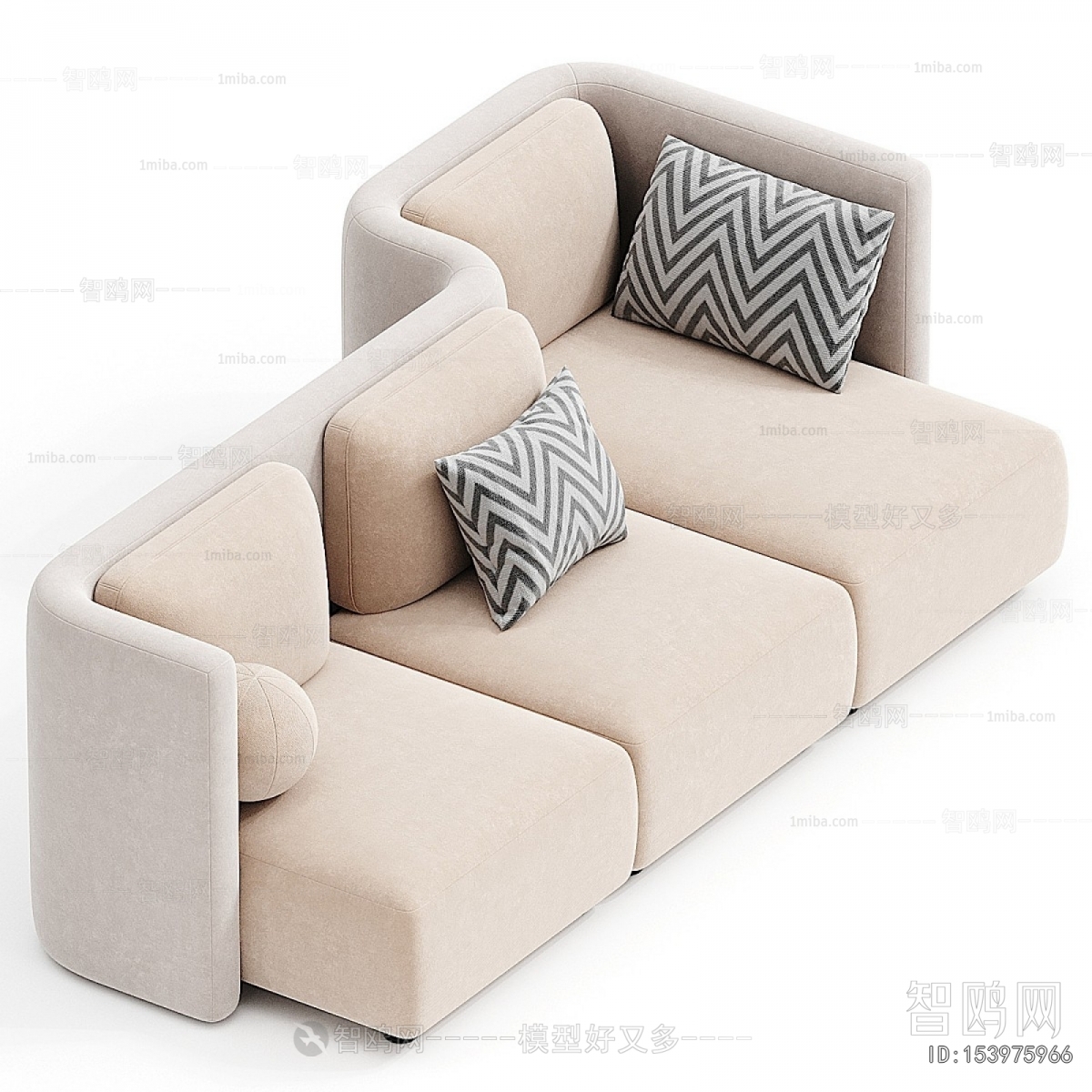 Modern Three-seat Sofa