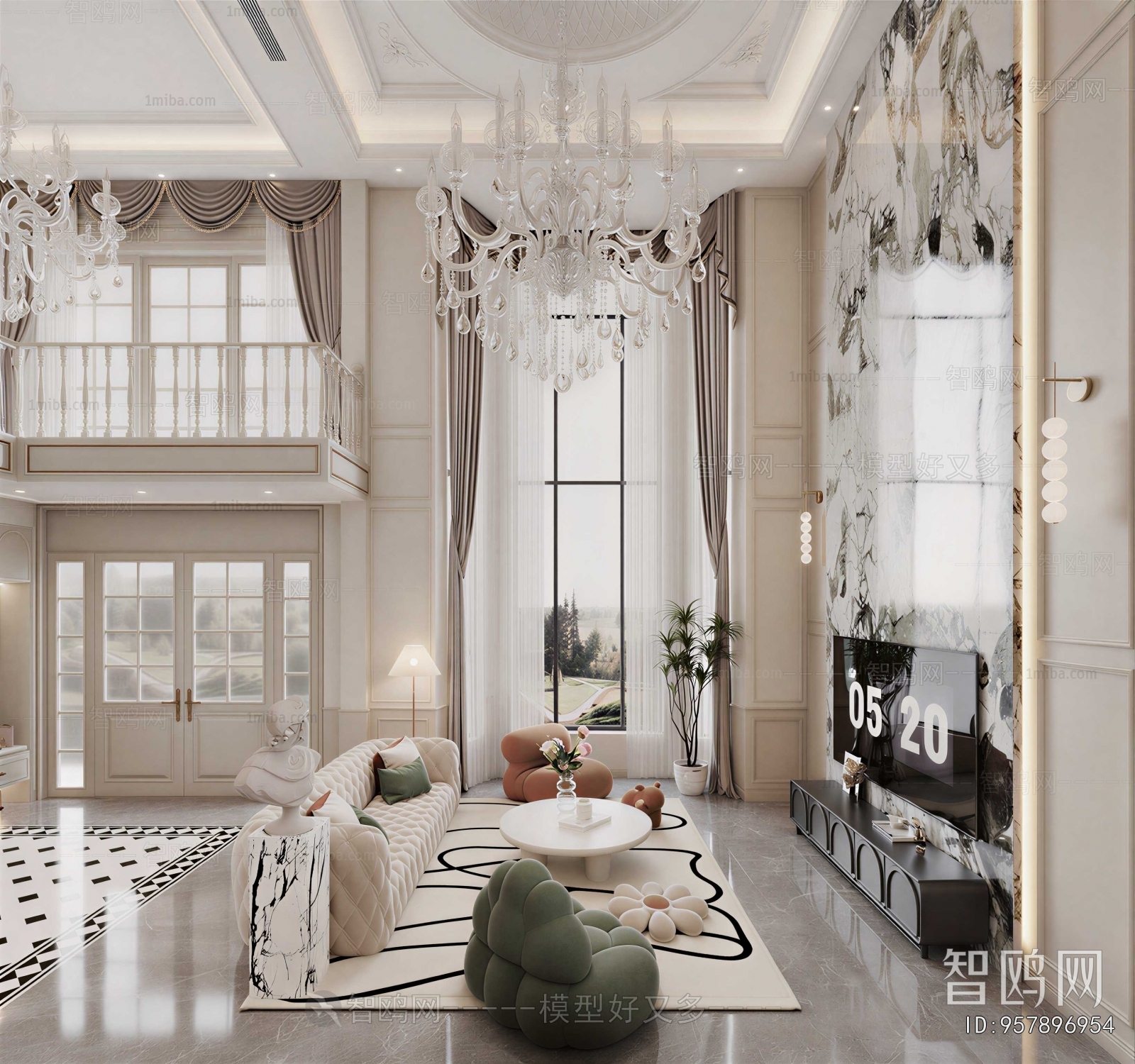 French Style A Living Room