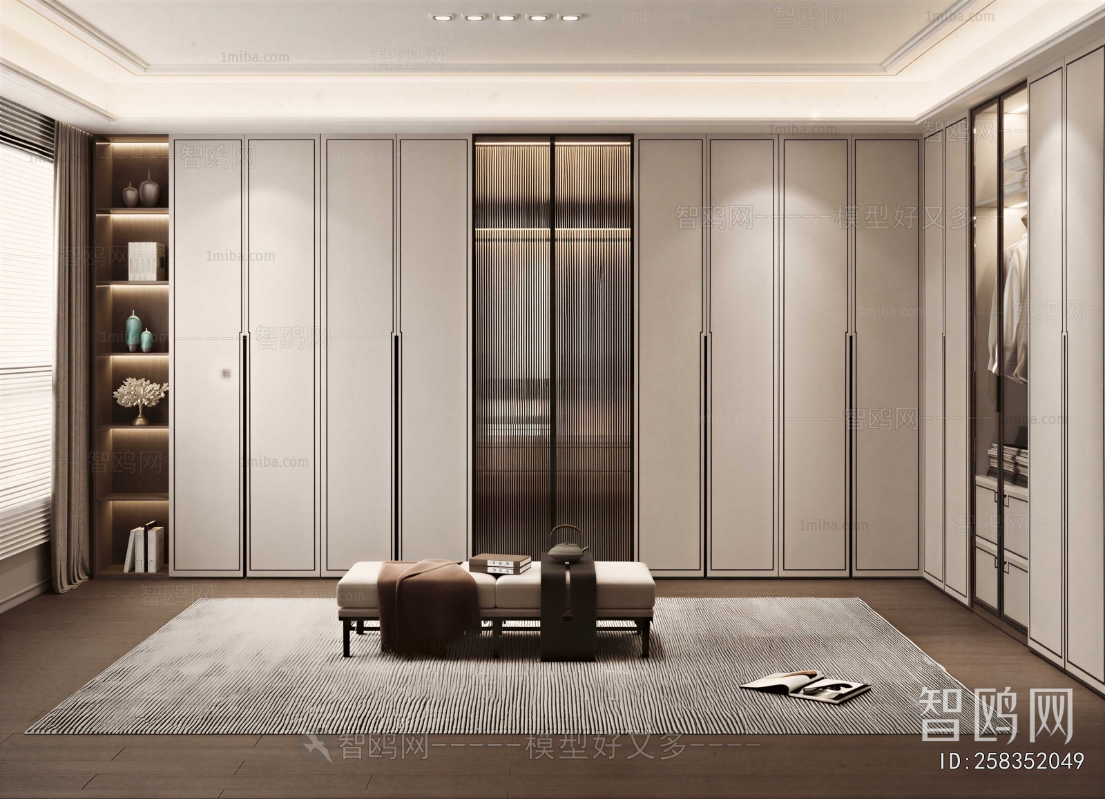 Modern Clothes Storage Area