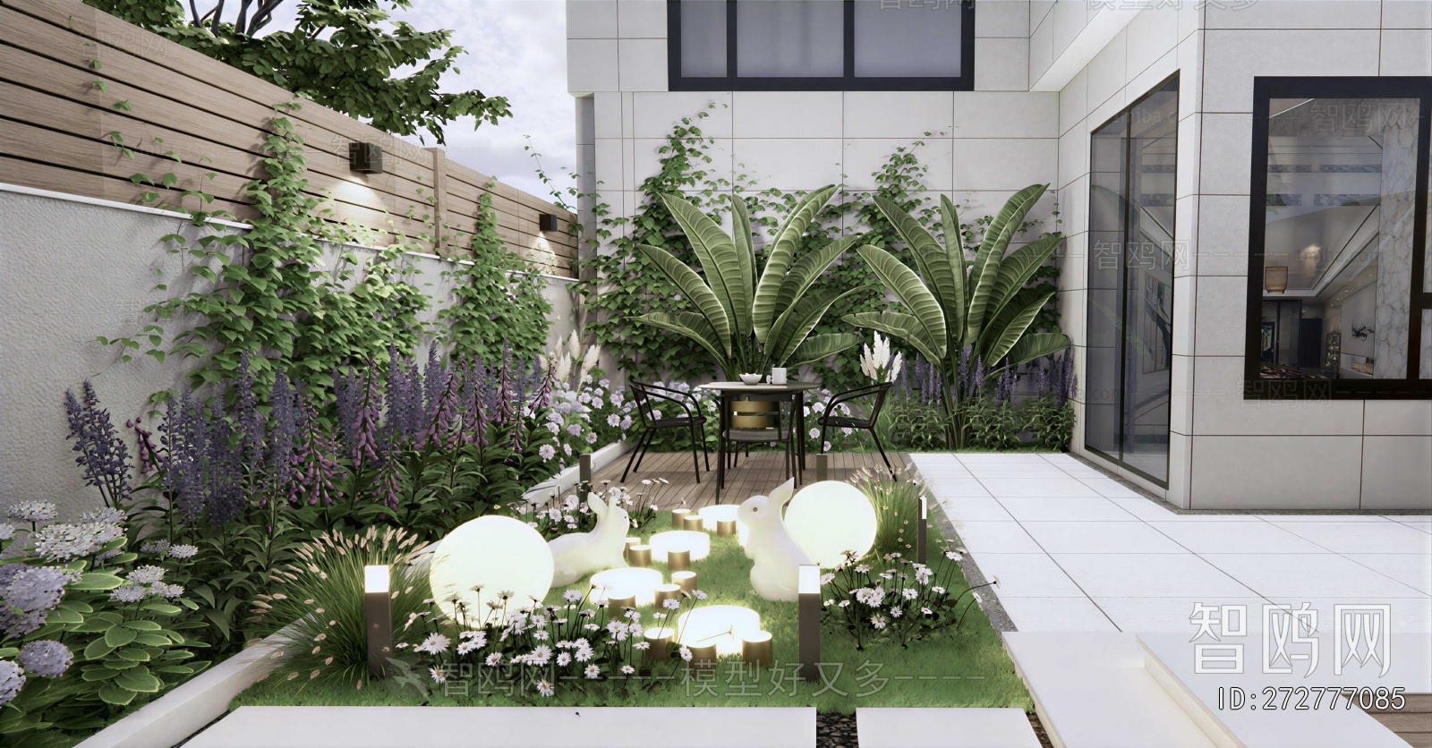 Modern Courtyard/landscape