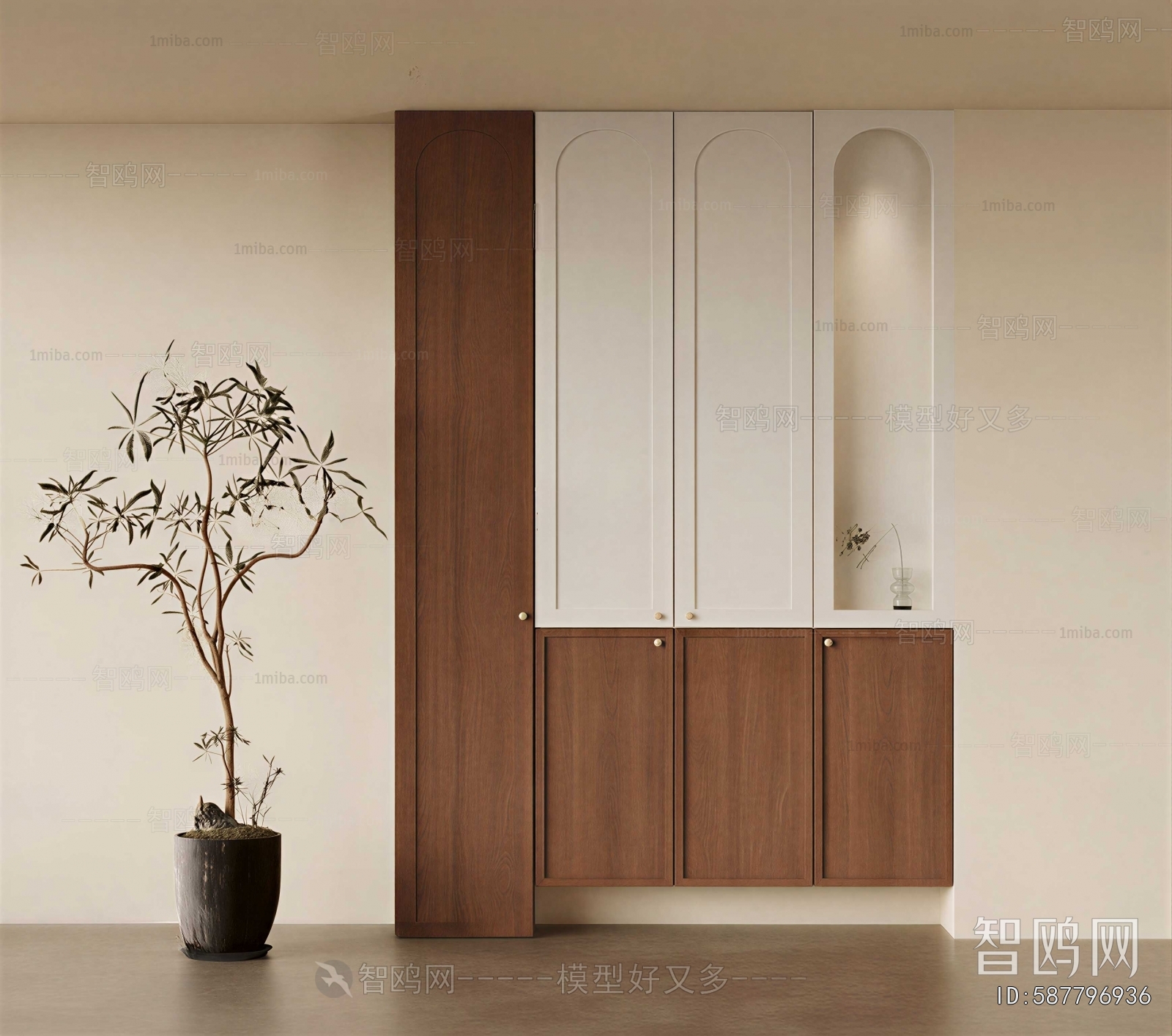 Modern Shoe Cabinet
