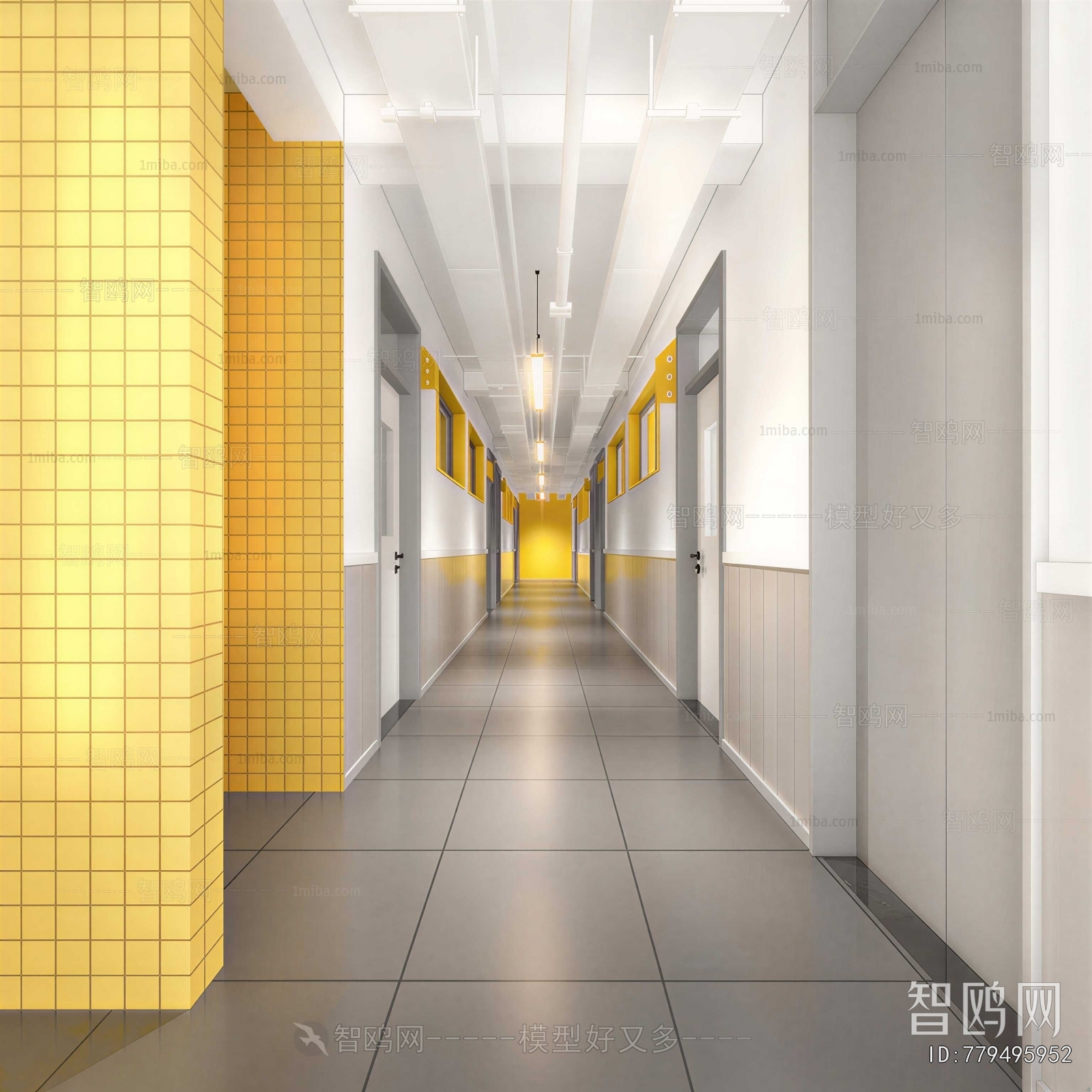 Modern Office Aisle