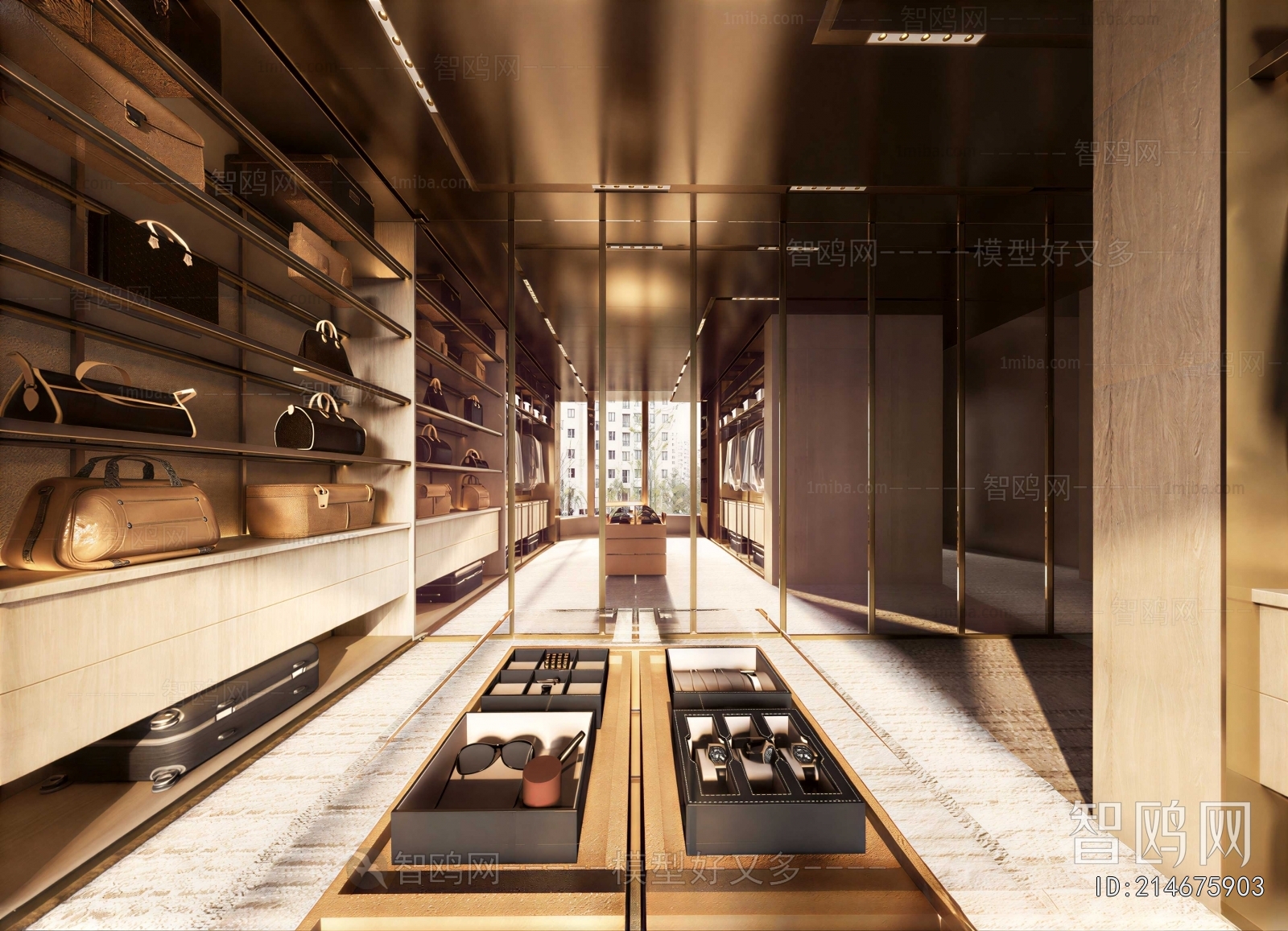 Modern Clothes Storage Area