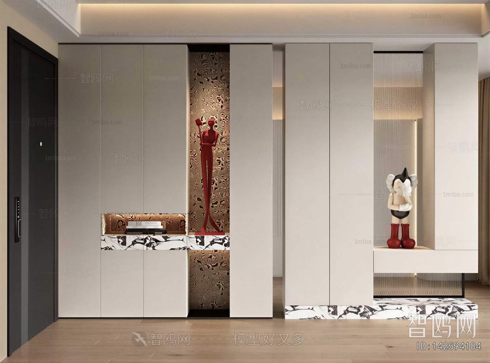 Modern Shoe Cabinet