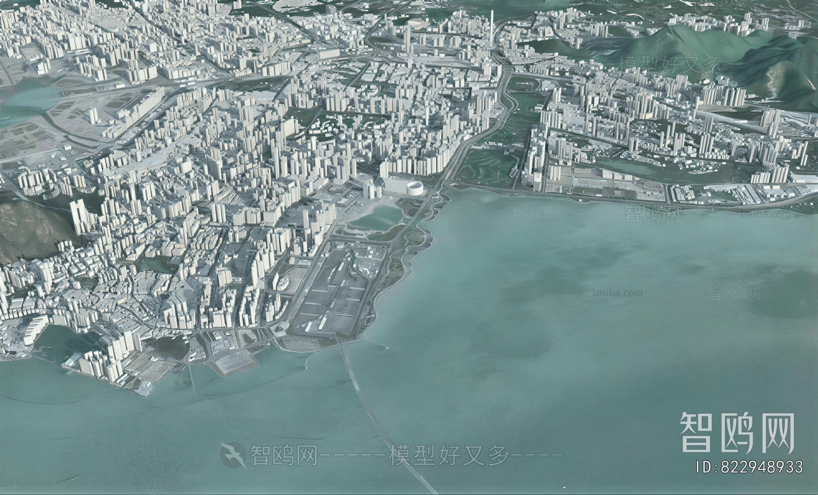 Modern Architectural Bird's-eye View Planning