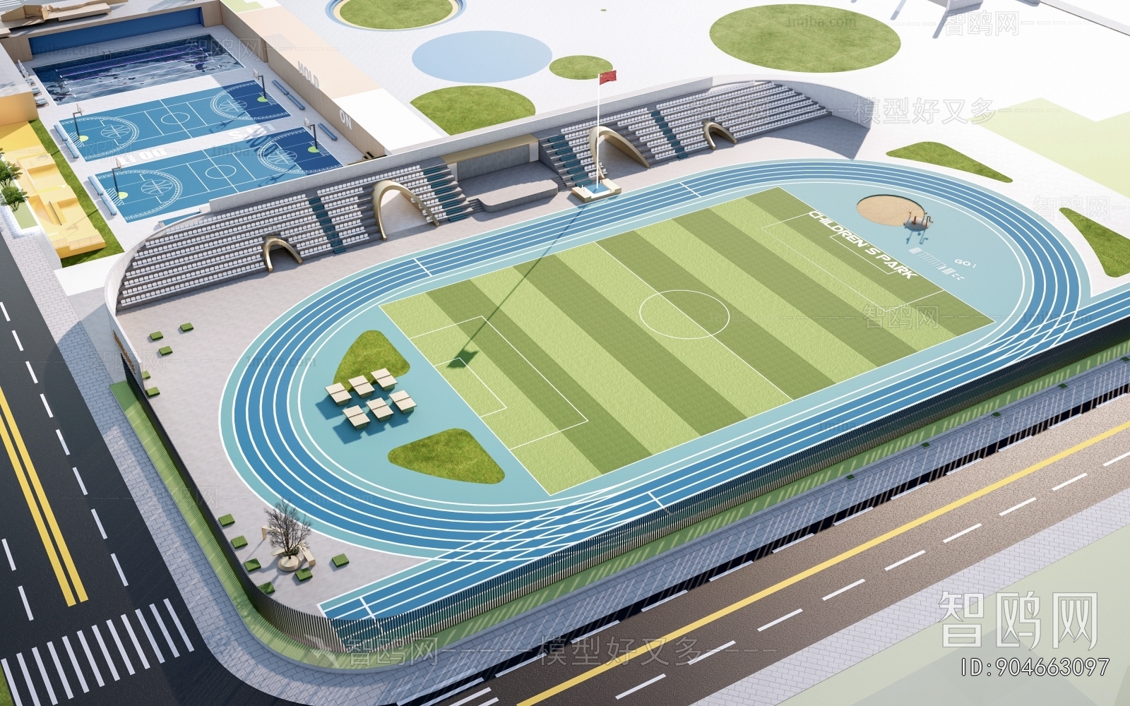 Modern Indoor Stadium
