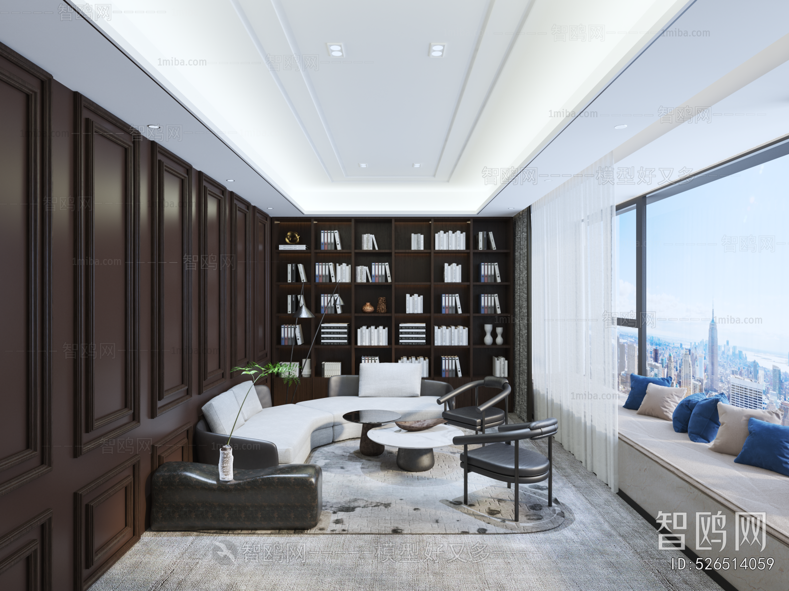 Modern Office Negotiation Area