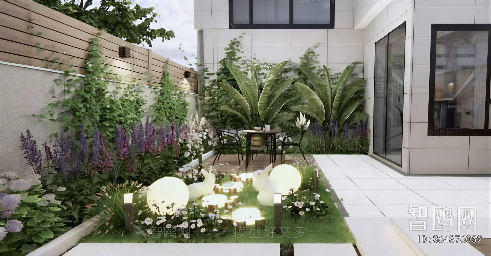 Modern Courtyard/landscape