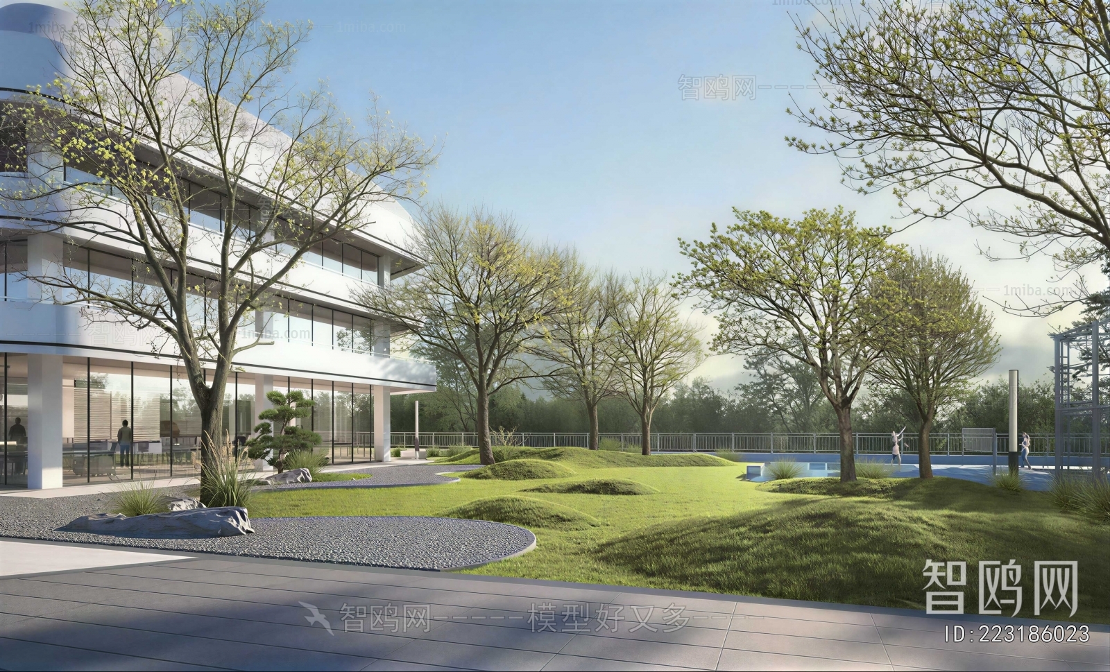 Modern Courtyard/landscape