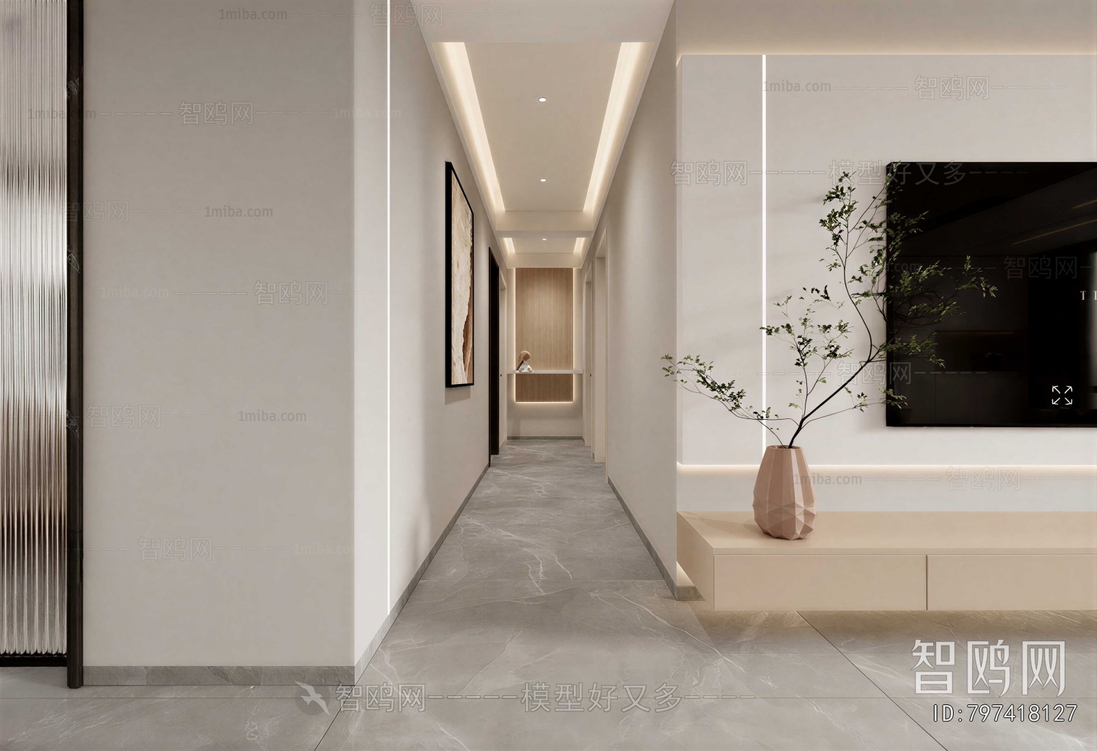 Modern Hallway