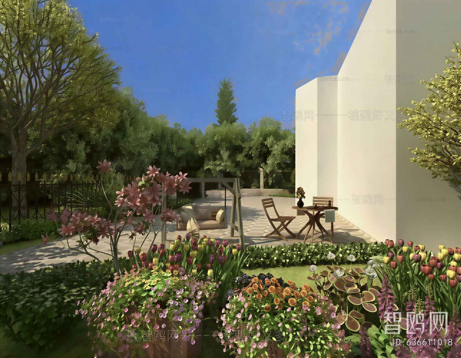 Modern Courtyard/landscape