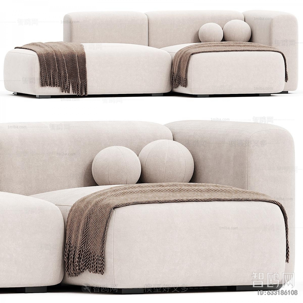 Modern Curved Sofa