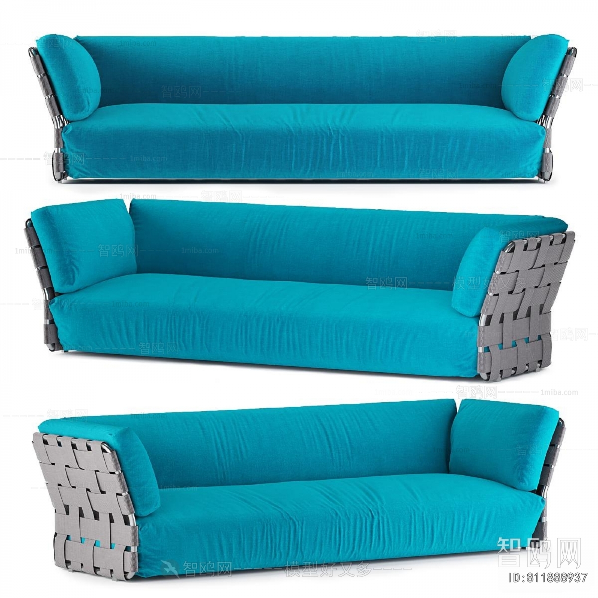Modern Three-seat Sofa