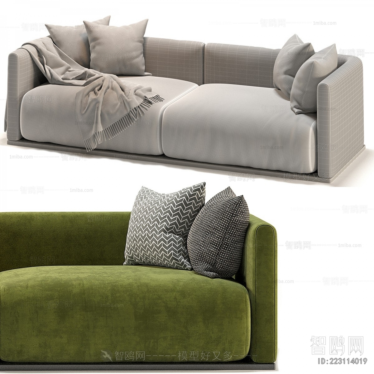 Modern Three-seat Sofa