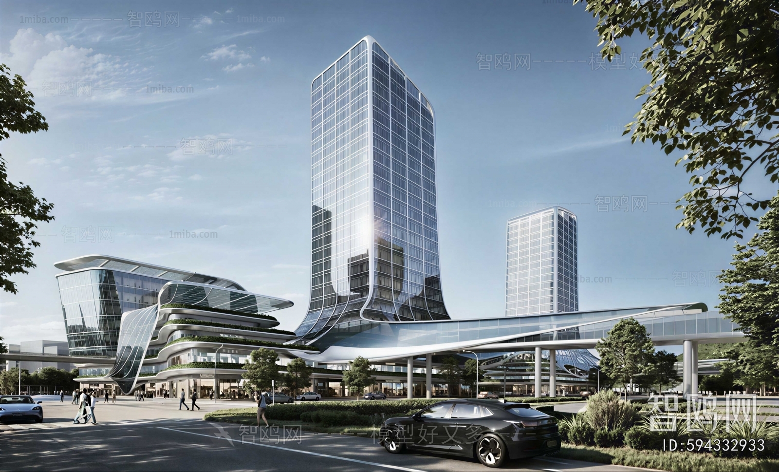 Modern Appearance Of Commercial Building